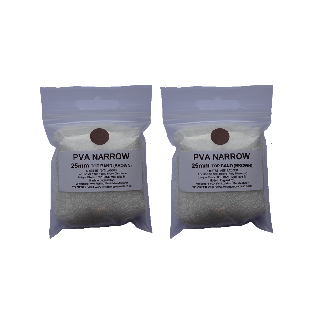 pva mesh refill x 2 - top band brown