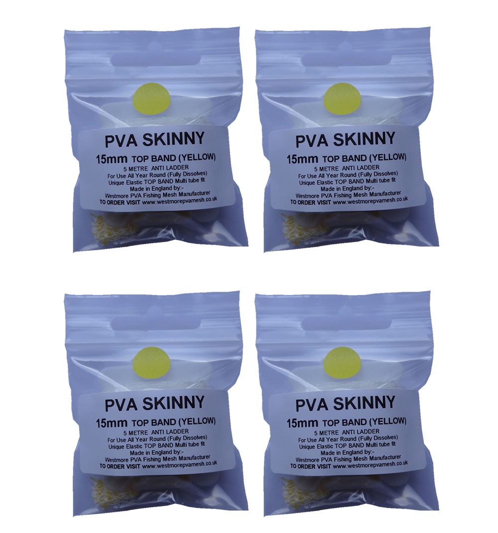 pva mesh refill x 4 - top band yellow