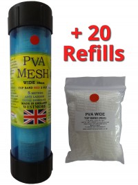 top band red - pva mesh 105 metres