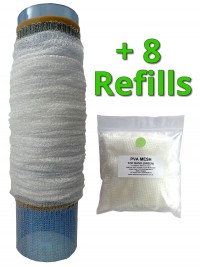 40 Metres of PVA Mesh - 1x 5 Metres on a Tube + 7 Refills

